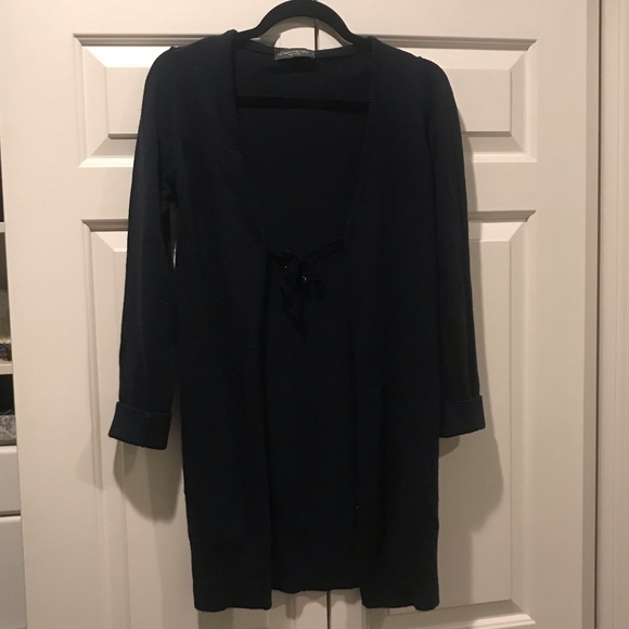 Cashmer Italy Sweaters - Dark Navy Blue Cashmere Cardigan